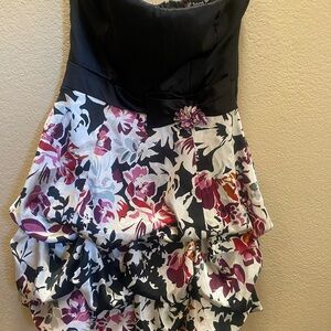 Trixxi Black Strapless Dress